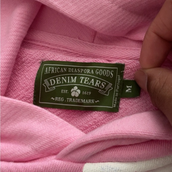 Denim Tears Pink Hoodie (Size M) (Color Pink) - Picture 2 of 5